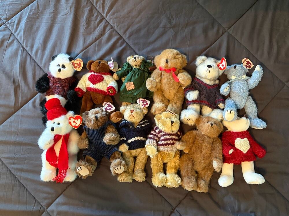 Vintage Large Lot TY Beanie Babies Variety Mixed Great Condition (0130)